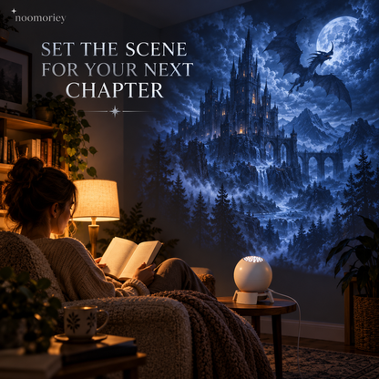 🏰 Dark Fantasy Scene Projector – Immersive Castle & Moonlit Room Decor