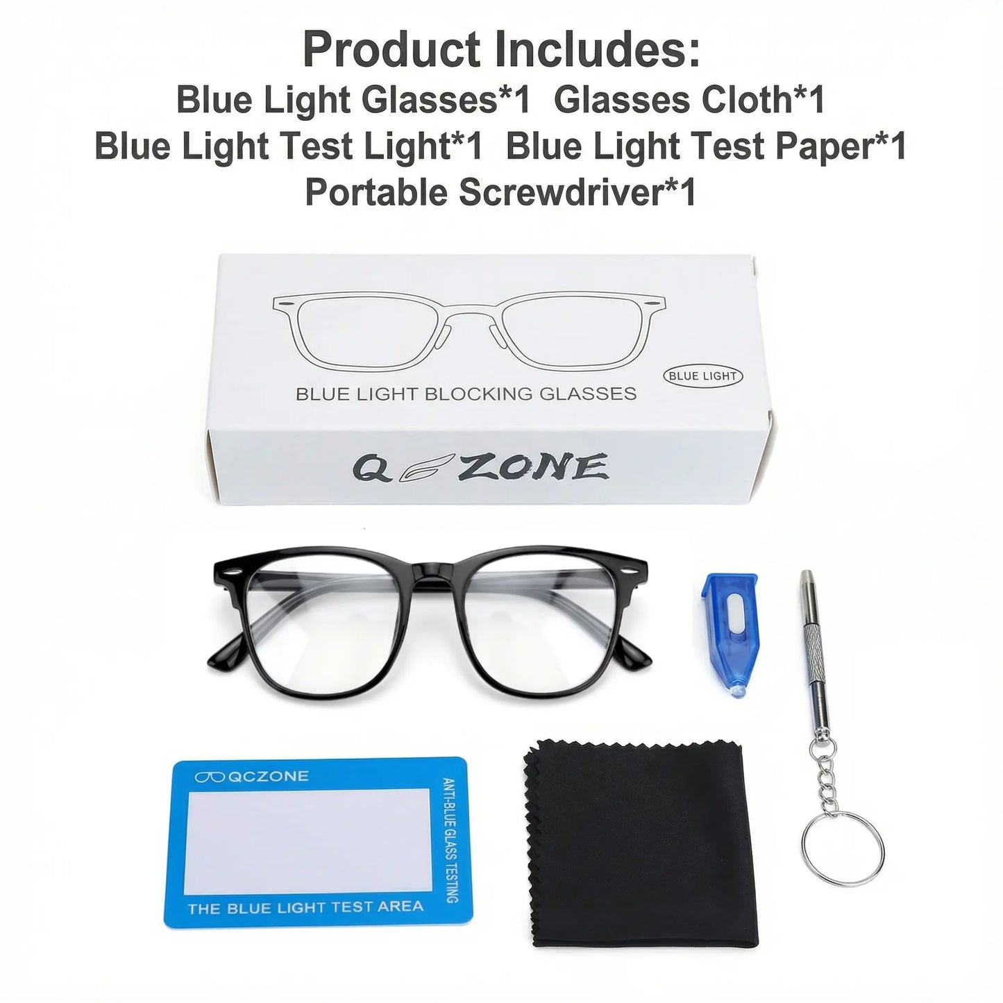 2026 New 1/2 Pack Blue Light Eyeglasses for Men & Women