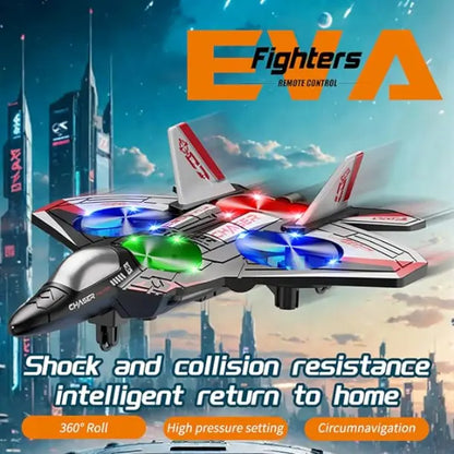 Colorful LED Stunt Fighter Jet Drone