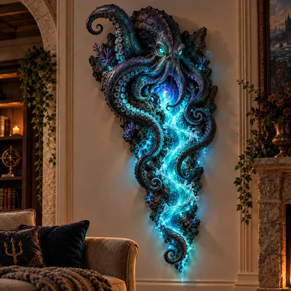 ⏰Limited Stock 50% OFF - 🌊✨ Enchanted Ocean Legends™ Lighted Wall Décor Collection 🐋🧜‍♀️