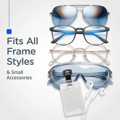 Magnetic Eyeglass Holder for Shirts - Strong Hold for Readers, Sunglasses & Safety Glasses