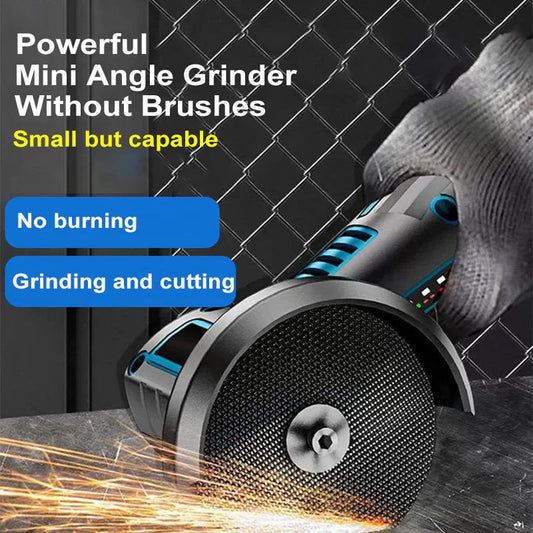 🔧✨ Cordless Mini Angle Grinder – 19500RPM, 12V, Dual Battery, Compact & Powerful!