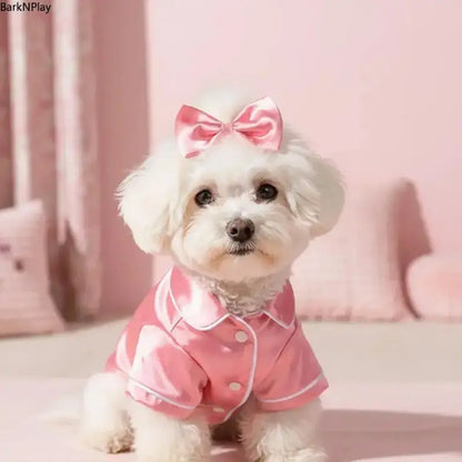 Soft Silk Pet Pajama Set
