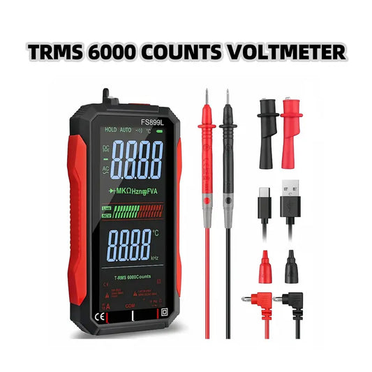 Fully Automatic True RMS (TRMS) 6000 Count Digital Voltmeter