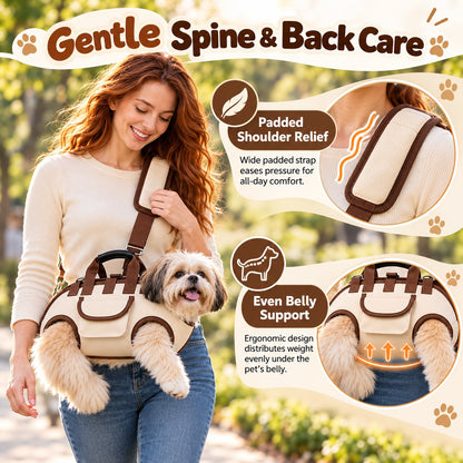 🐾 Hands-Free Pet Sling & Harness Carrier