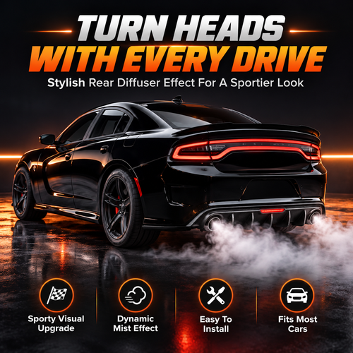 🔥 Racing Car Aroma Diffuser – Realistic Exhaust Mist Effect, Mini Sports Car Desk Decor & Unique Gift for Car Lovers