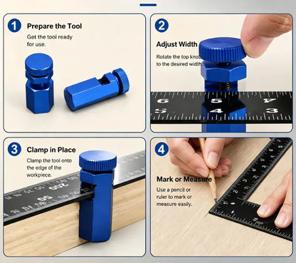 ⚡ 50% OFF Carpentry Stair Gauge Set for Fast, Accurate Layouts