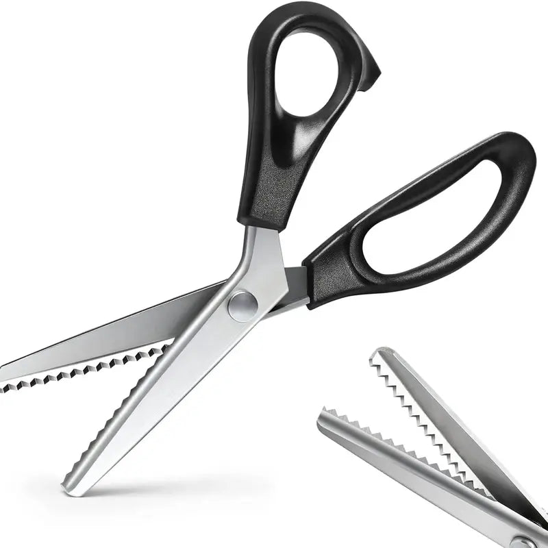 Stainless Steel Zig Zag Pinking Shears with Serrated Teeth