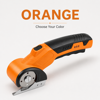 Cordless Electric Fabric Cutter – Rechargeable Rotary Scissors for Fabric, Leather, Carpet & Crafts