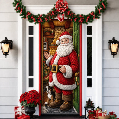 🎉🔥Last day with huge discounts!🌟2026 3D Christmas front door decoration