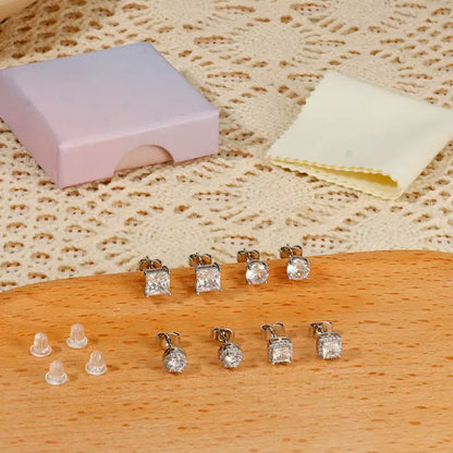 Hypoallergenic Gold-Plated Studs for Women, Men's Jewelry