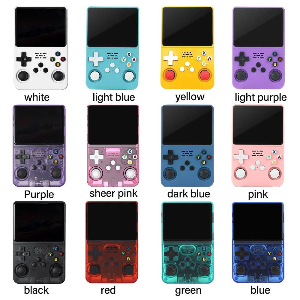 R36S Retro Handheld Game Console – 3.5" IPS Screen, Linux System, 3000mAh Battery, Preloaded Games
