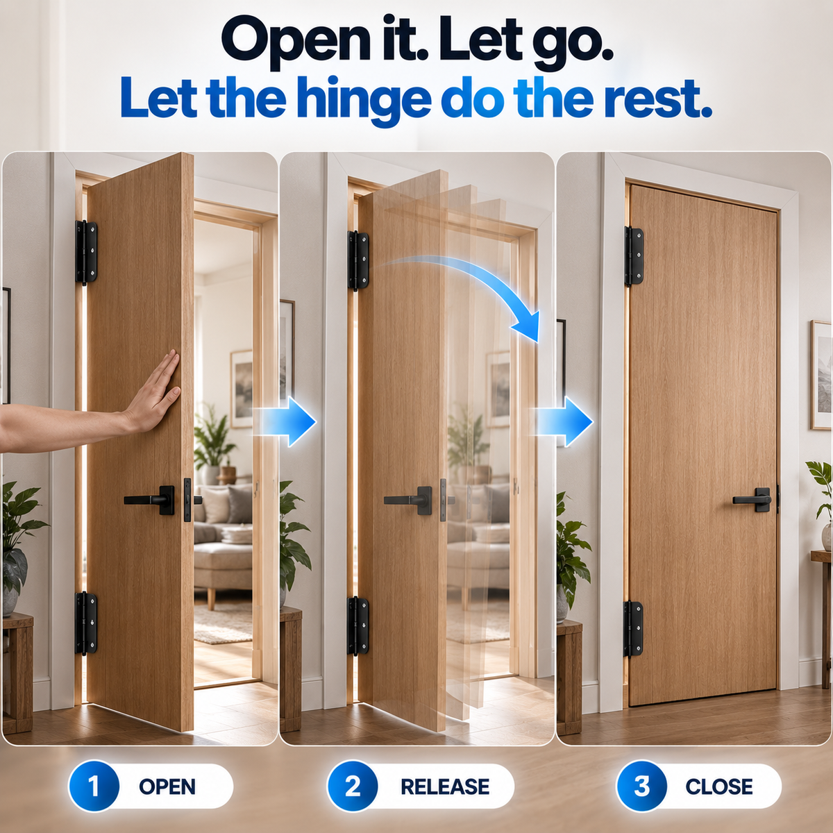🚪 Soft-Close Self-Closing Door Hinge – Smooth, Controlled & Quieter Closing