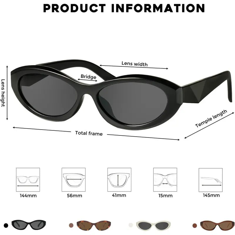 Women's Oval Cat Eye Sunglasses