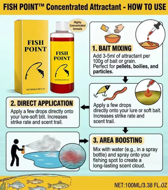 🎣 Concentrated Fish Attractant Liquid – 🐟Fast-Acting Red Worm Formula