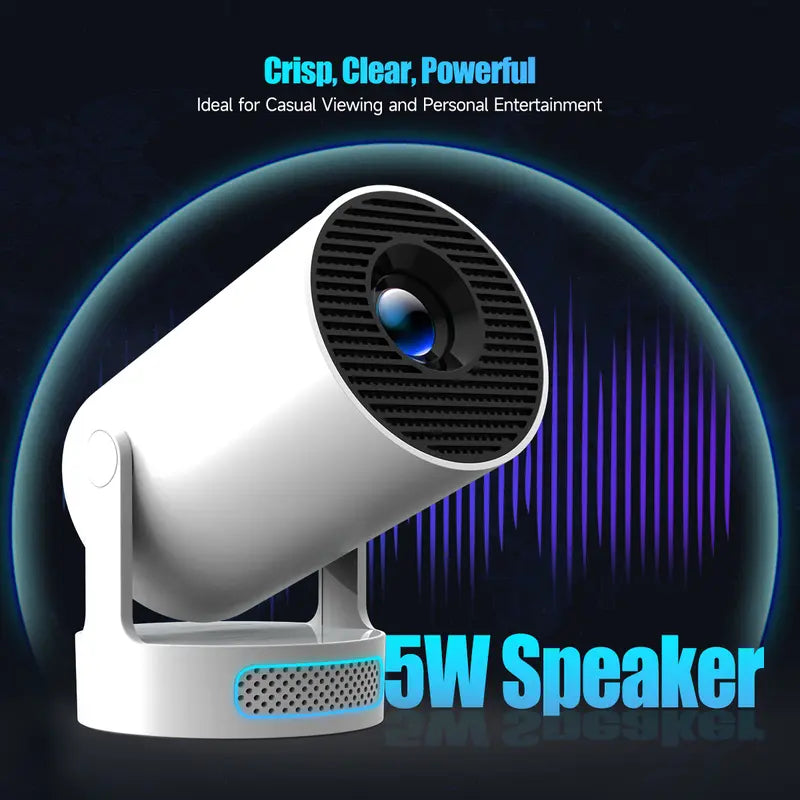 HY300Pro+ Mini Projector (10000:1 CR, 290ANSI Lumens)