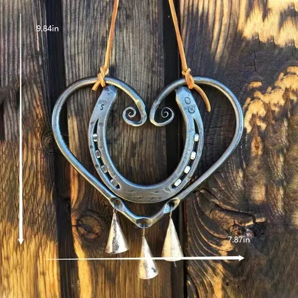 🎁Last Day 49% OFF - 100% Handmade | The Horseshoe Heart Wind Chime❤
