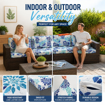 🛋️Outdoor Patio Sofa Cushion Covers