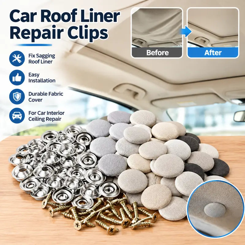 50 Pack Car Roof Headliner Repair Buttons