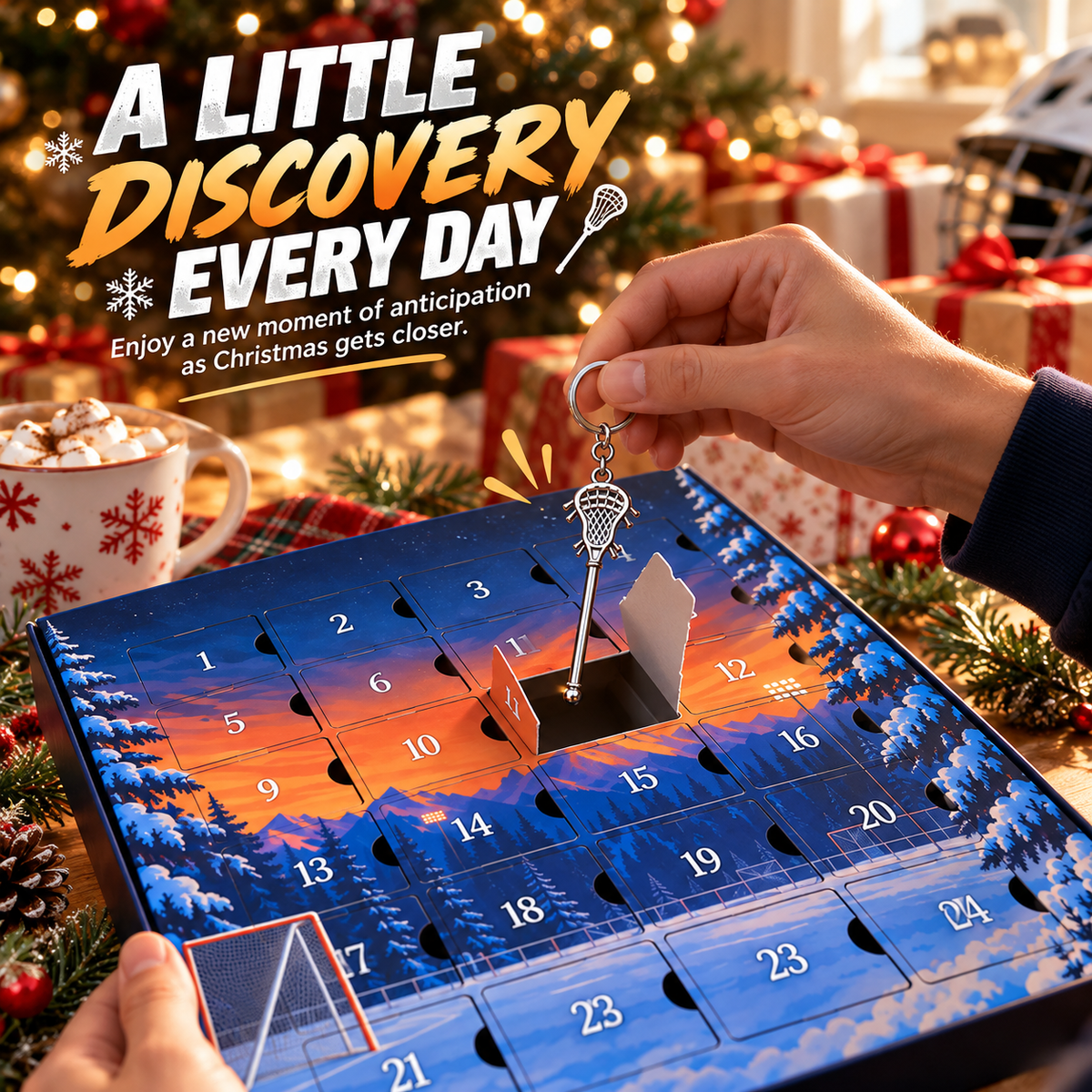 🥍🎄 Lacrosse Christmas Countdown – 24-Day Advent Calendar for Lacrosse Fans