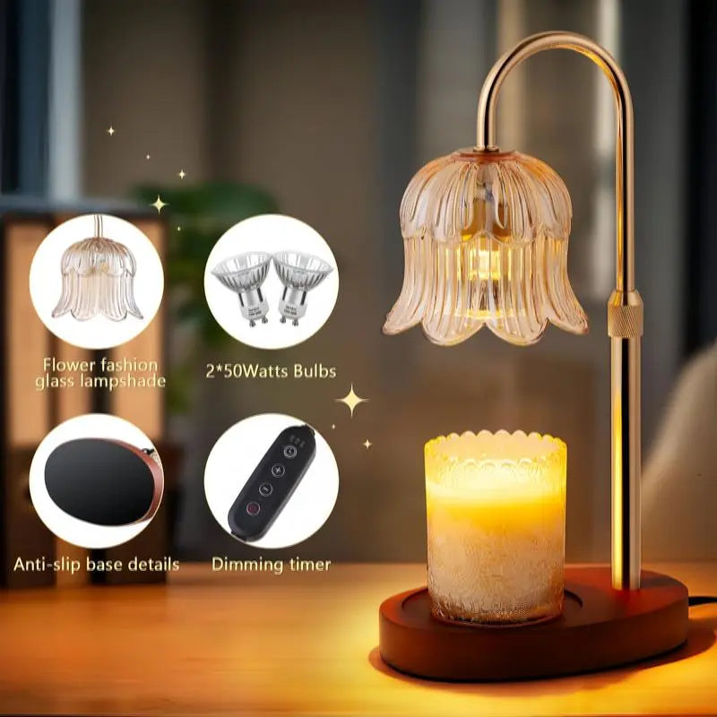 Modern Metal Candle Warmer Lamp