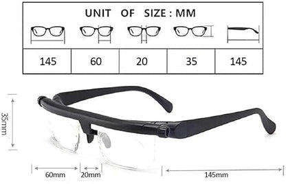 Adjustable Focus Glasses for Near and Far Sight 🔥