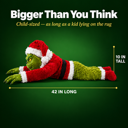 🎄 Crawling Christmas Monster – Animated Growling Holiday Prank Toy with Glowing Eyes