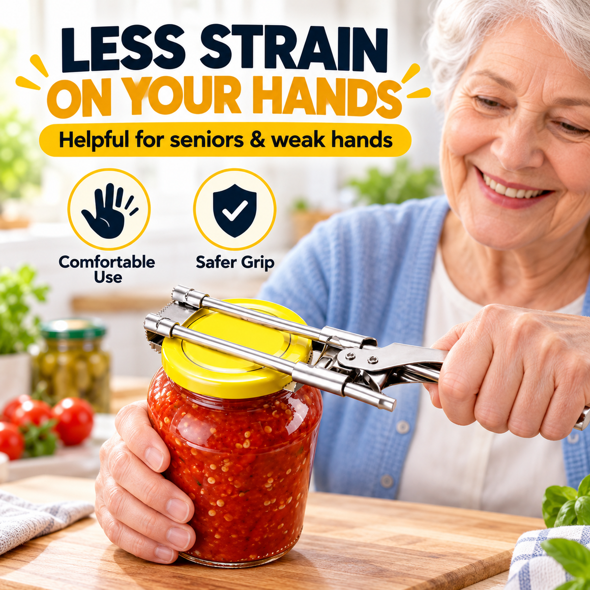 🫙Adjustable Stainless Steel Can Opener