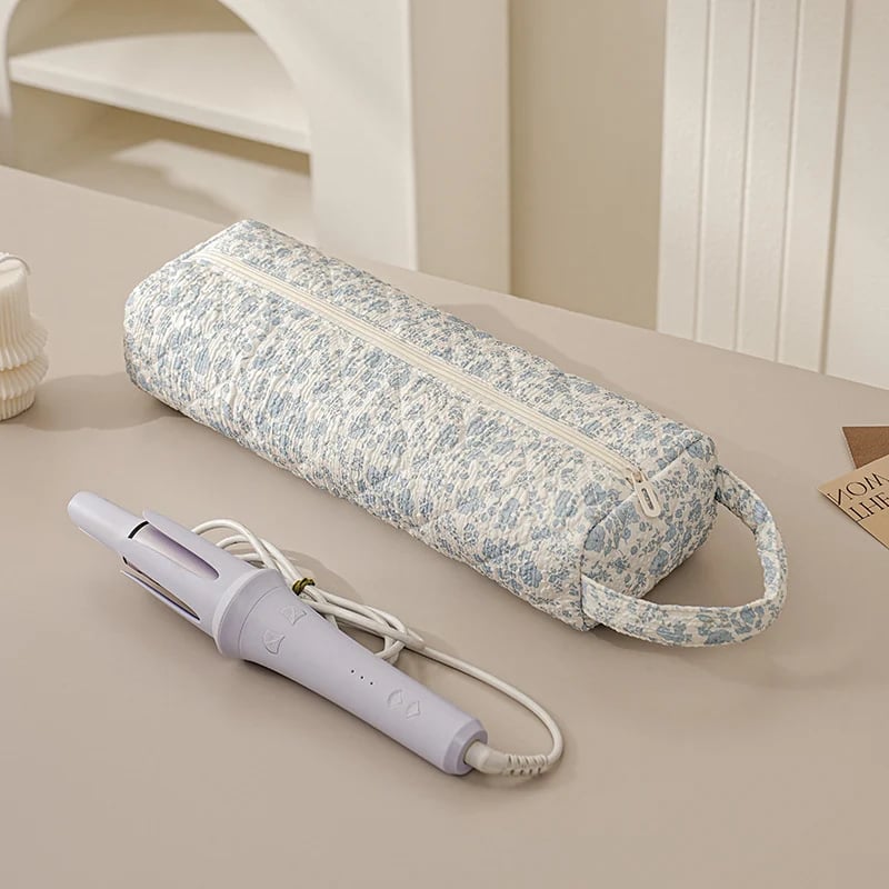 🎒Quilted Multi‑Purpose Storage Bag, Portable Zipper Cosmetic Makeup Pouch with Handle