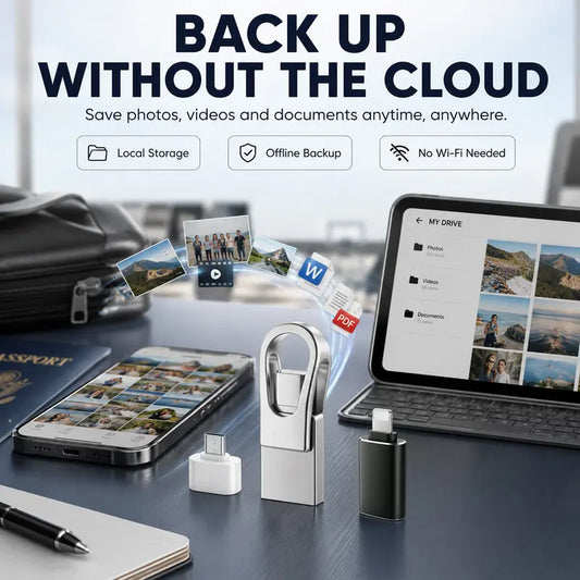💎3-in-1 dual-interface flash drive—featuring high-speed USB 3.0 data transfer and compatibility with all Android, iOS, and HarmonyOS smartphones and computers.😱