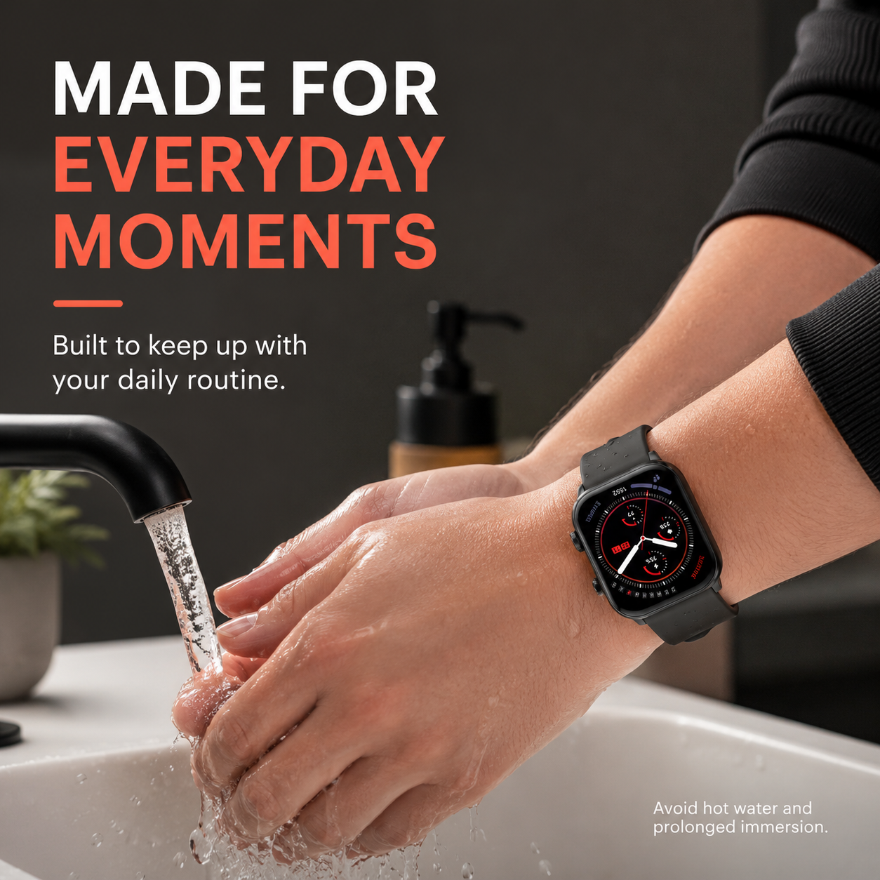 Health Smartwatch 3 – Bluetooth Calling Smart Watch with Health Tracking, 10-Day Battery & IP68 Waterproof for iPhone & Android