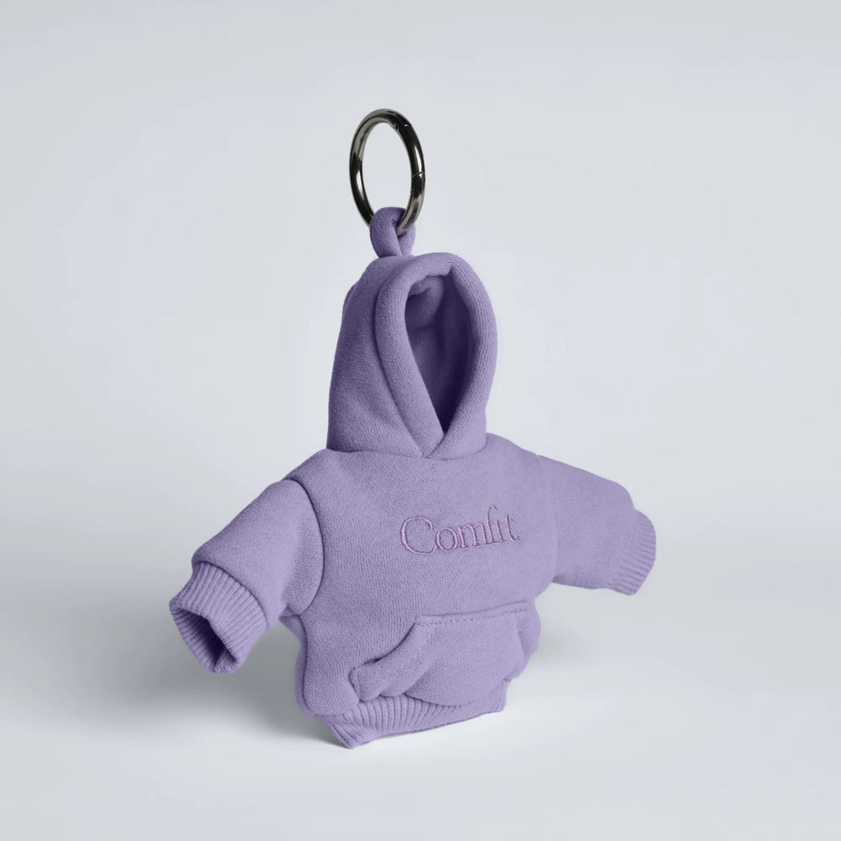 Comfrt | Hoodie Keychain | Miniature Stress Ball Hoodie Clip-On Keychain Charm