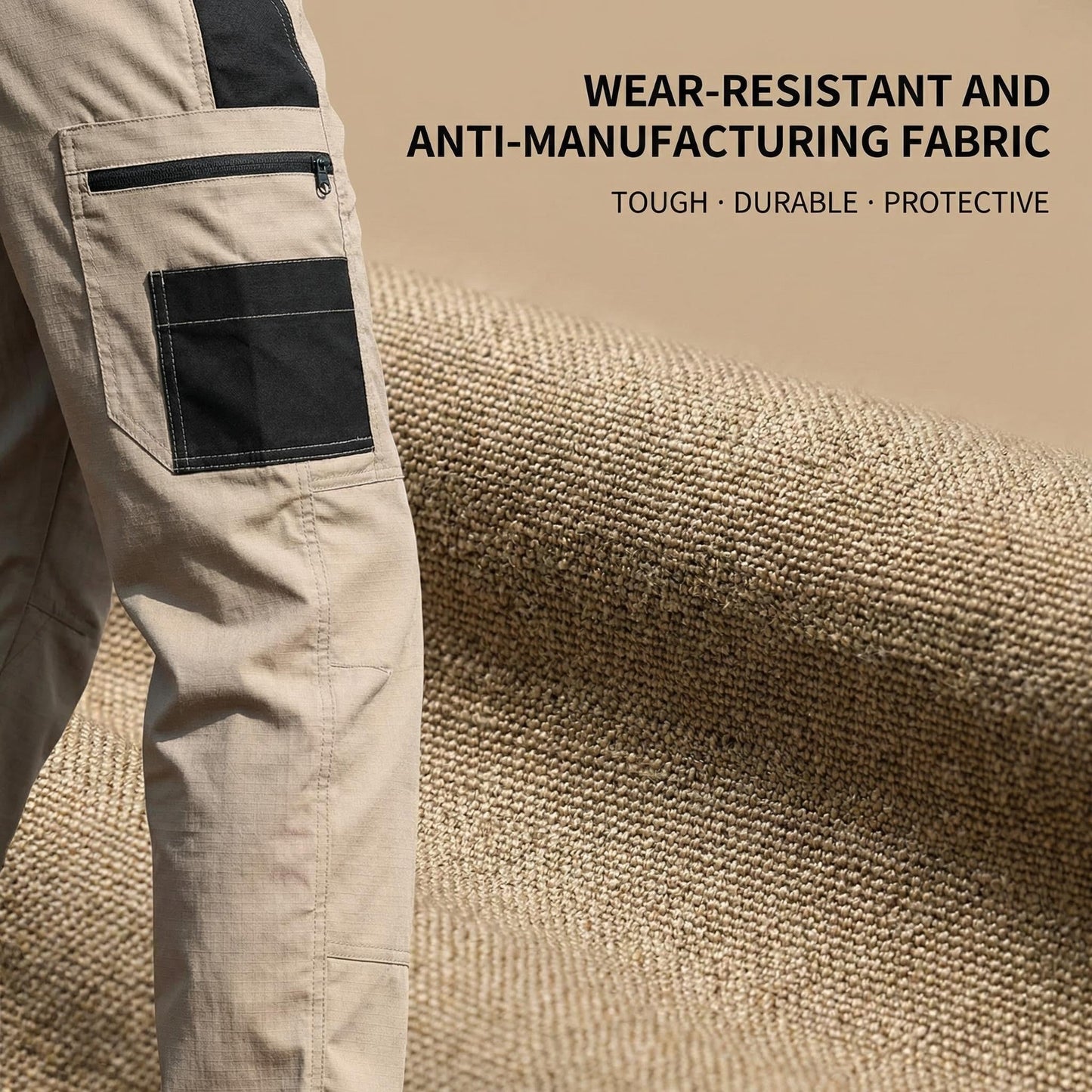 Indestructible Tactical Pants - Ripstop & Water-Resistant Work Cargoes