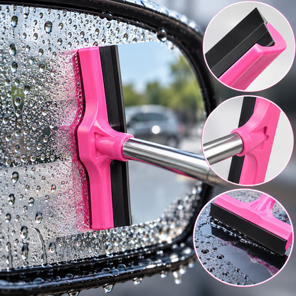 🚗 Telescopic Car Side Mirror Wiper – Extendable Rain Water Squeegee