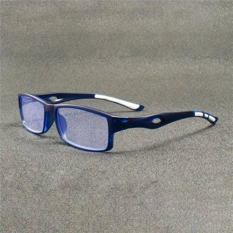 6PCS New Men's and Women's Retro Square High-definition Reading Glasses