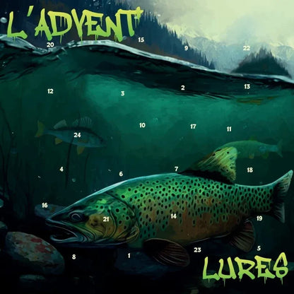 🎣🎄 Angler’s Advent Calendar – 24 Days of Fishing Lure Surprises for Anglers & Fishing Enthusiasts 🎁🐟✨