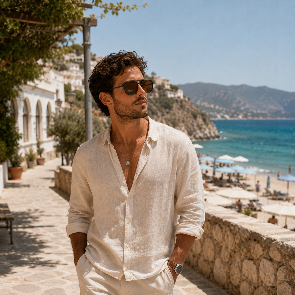 Fashion Geometric Double-Beam Sunglasses | 2026 Summer Trend | Lightweight Metal Frame | UV400