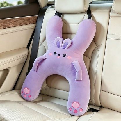Kids Car Travel Pillow | Plush Head & Neck Support Buddy