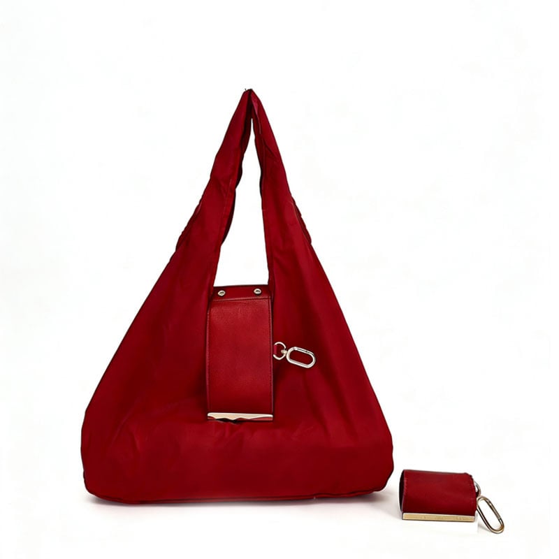 🛍️ Fold & Go! Keychain Tote Bag – Your Pocket-Sized Shopping Hero ♻️✨