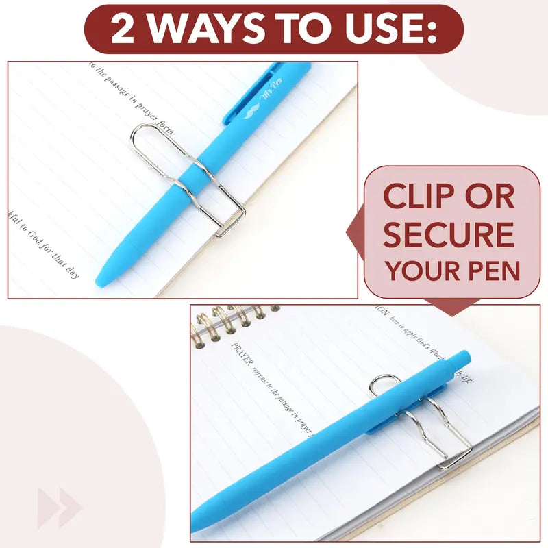 Metal Cross Pen Clips, 10 pcs