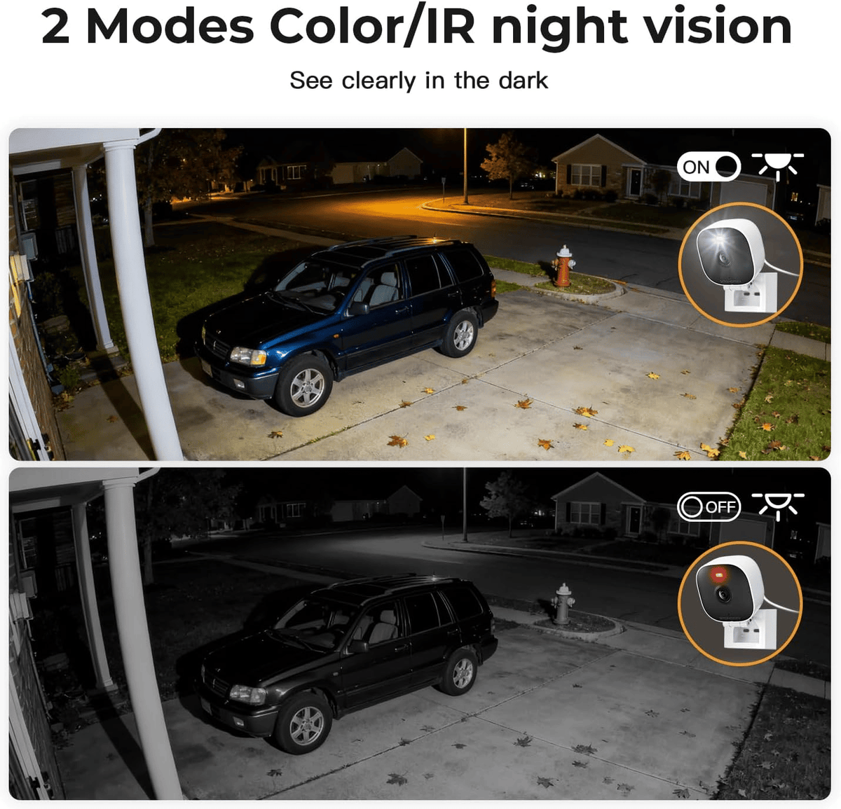 🔥Crystal-clear security 2K camera 🎥 Color Night Vision 🌙 24/7 Recording & Smart Alerts 🚨 Easy Install! 🔒