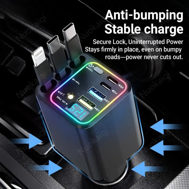 Fast Charge Power Station 120W | Star Projector & PD20W USB Hub