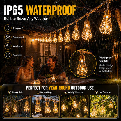 ✨ Outdoor Solar String Lights