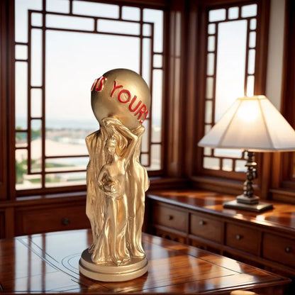 Elegant Resin Goddess Sculpture Figurine