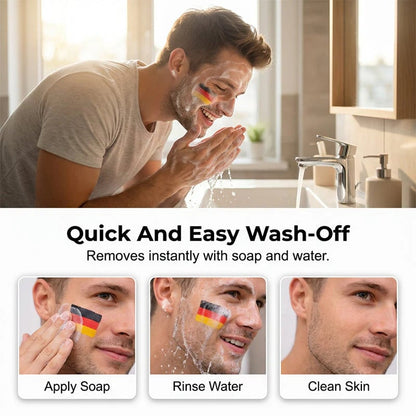 🎉National Flag Face Paint Stick for Sports Fans ⚽