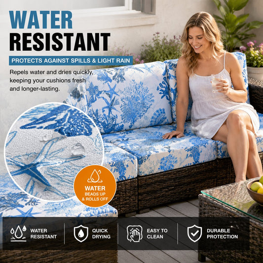 🛋️Outdoor Patio Sofa Cushion Covers