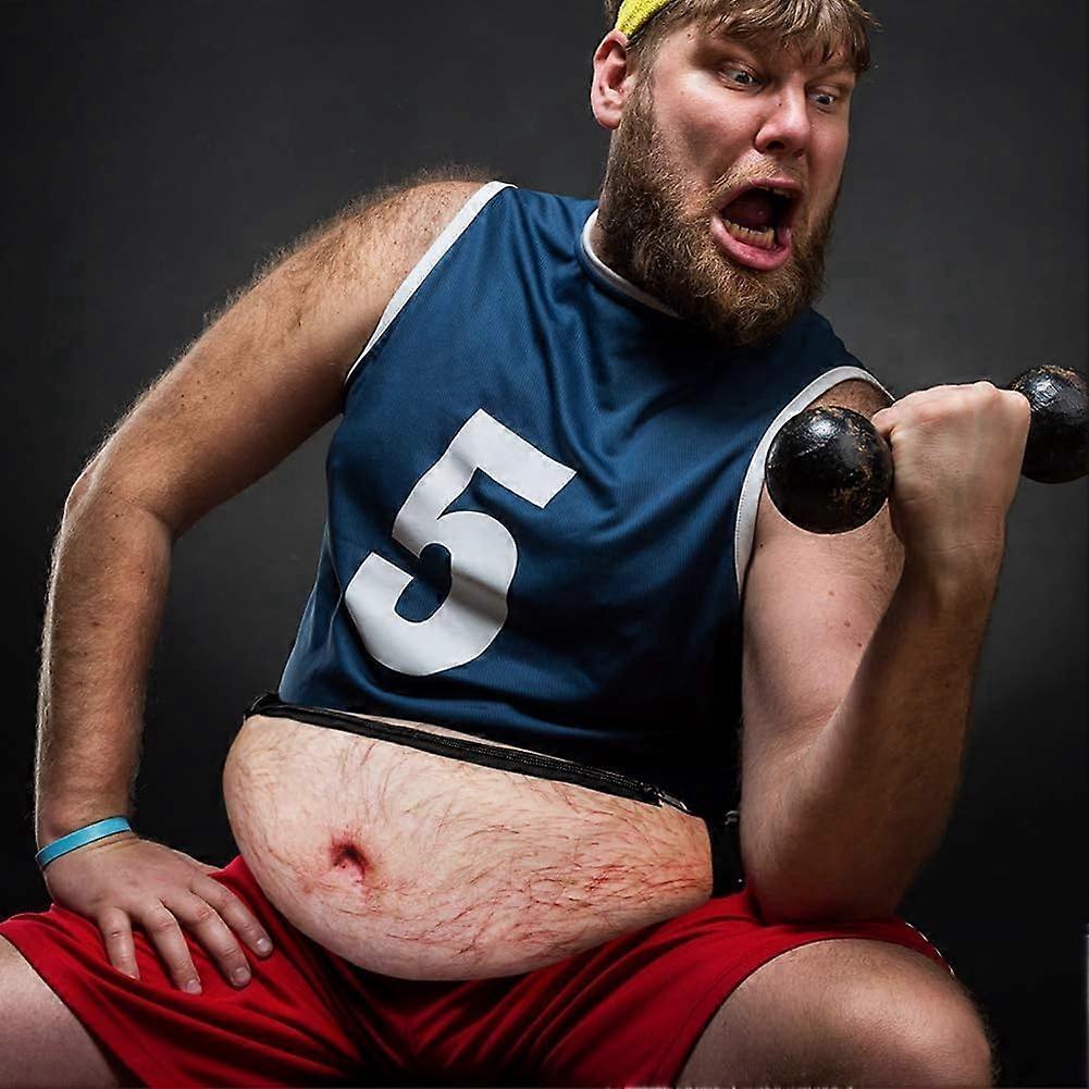 Funny 3D Men Beer Belly Bag