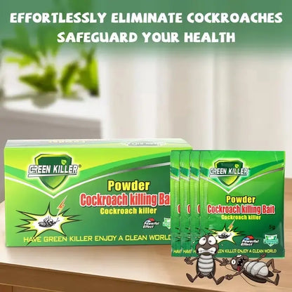 50-Packet High-Efficiency Cockroach Bait Powder