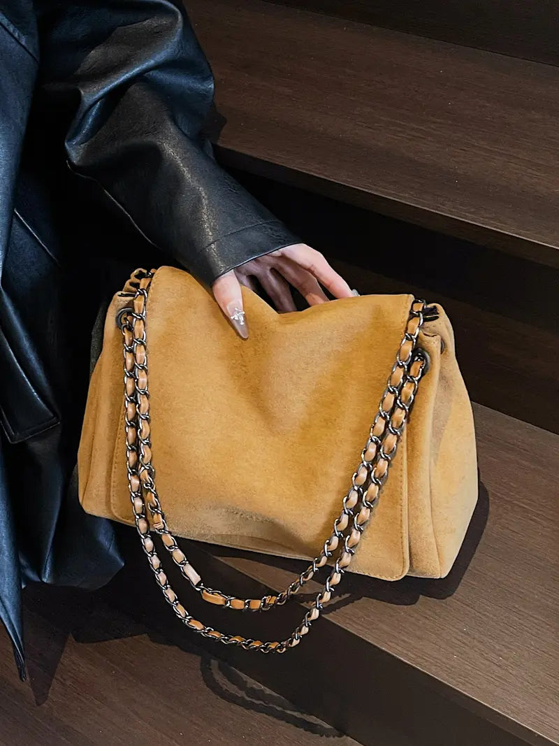 Women's Fall/Winter Suede Shoulder Bag