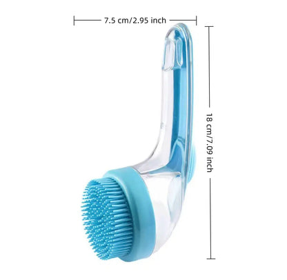 2026 2-in-1 Pet Bath & Grooming Brush with Soap Dispenser